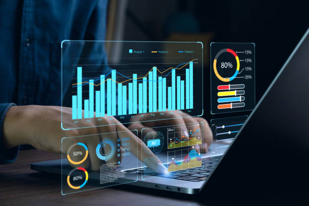 Reviewing financial goals and market charts