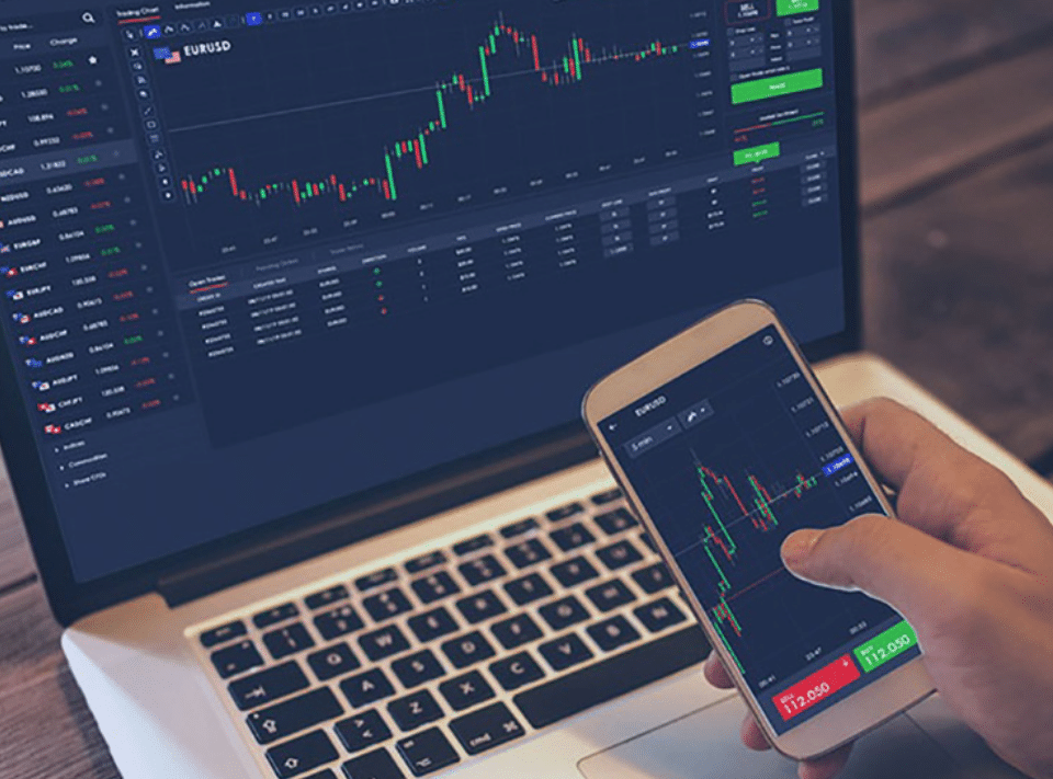 Portfolio growth shown on a finance dashboard